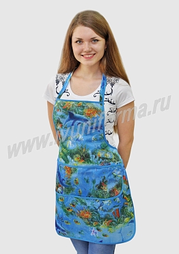 Фартук женский для кухни арт. УН-04-27-ТАФ